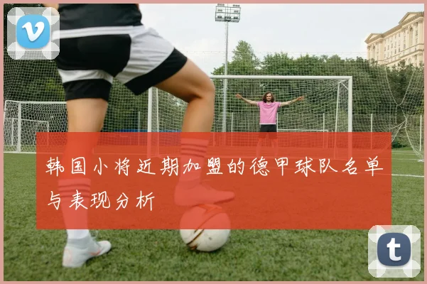 韩国小将近期加盟的德甲球队名单与表现分析
